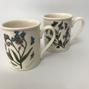 Set of 2 Portmeirion coffee mugs by Susan Williams